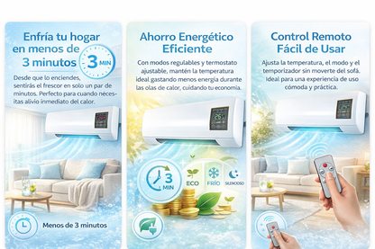 WallHeat Pro – Refresco Instantáneo sin Espacio Perdido